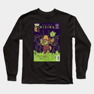 Comic Book Front Page The dog rising Long Sleeve T-Shirt